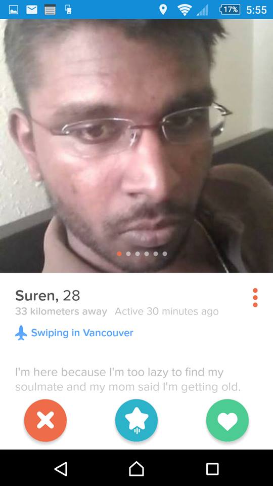 Tinder male example a profile of 20 Tinder
